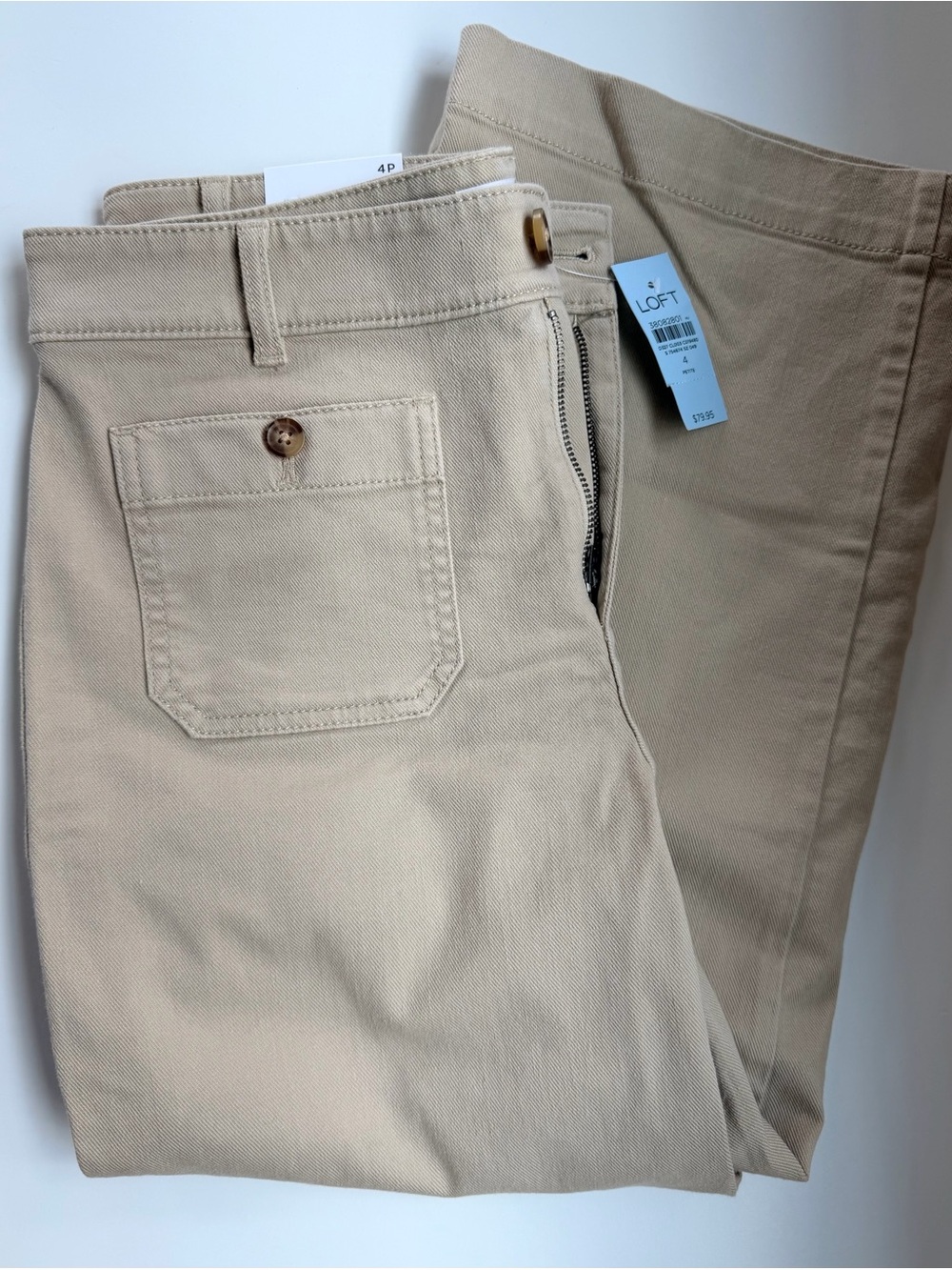 LOFT Palmer Cropped Ankle Pants